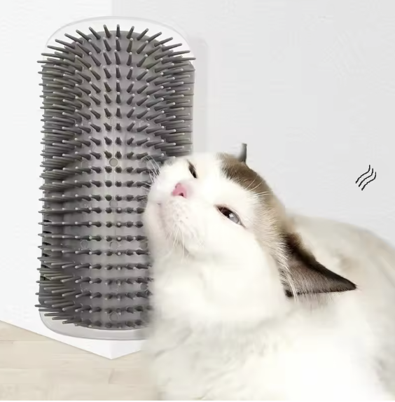Shobaka™ – Self-Grooming Corner Brush for Cats