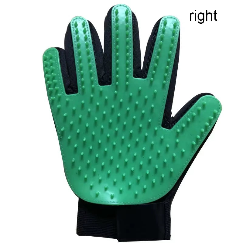 Gant de toilettage pour animaux de compagnie, peigne pour poils de chien et chat, gant de nettoyage, brosse de massage pour enlever les poils, accessoires pour animaux, accessoires pour chats