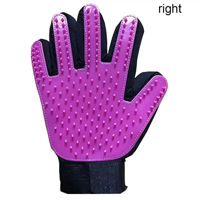 Gant de toilettage pour animaux de compagnie, peigne pour poils de chien et chat, gant de nettoyage, brosse de massage pour enlever les poils, accessoires pour animaux, accessoires pour chats