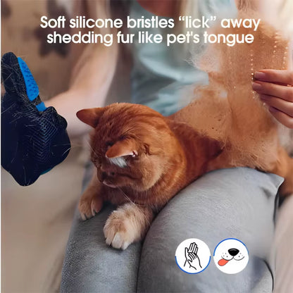 Gant de toilettage pour animaux de compagnie, peigne pour poils de chien et chat, gant de nettoyage, brosse de massage pour enlever les poils, accessoires pour animaux, accessoires pour chats