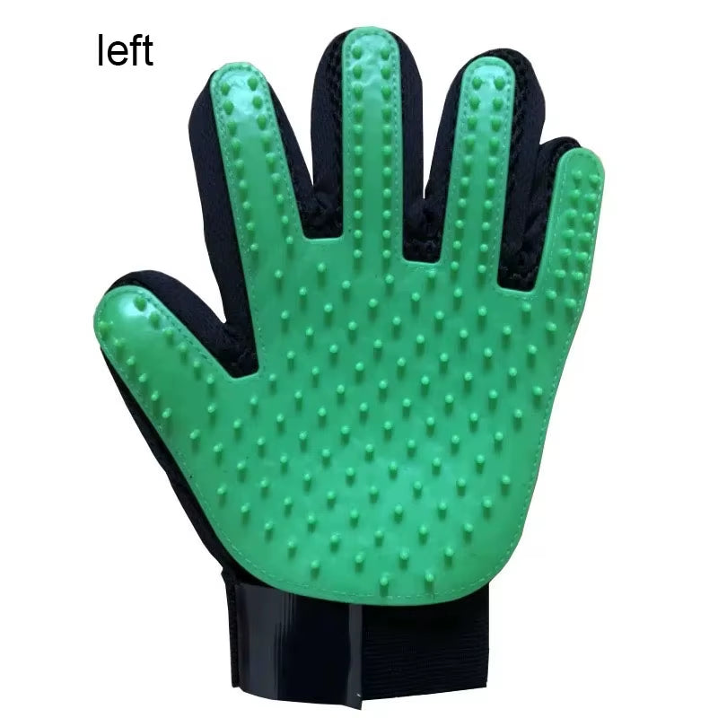 Gant de toilettage pour animaux de compagnie, peigne pour poils de chien et chat, gant de nettoyage, brosse de massage pour enlever les poils, accessoires pour animaux, accessoires pour chats