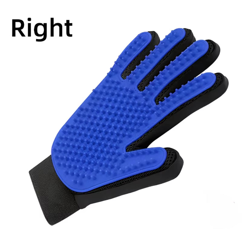 Gant de toilettage pour animaux de compagnie, peigne pour poils de chien et chat, gant de nettoyage, brosse de massage pour enlever les poils, accessoires pour animaux, accessoires pour chats