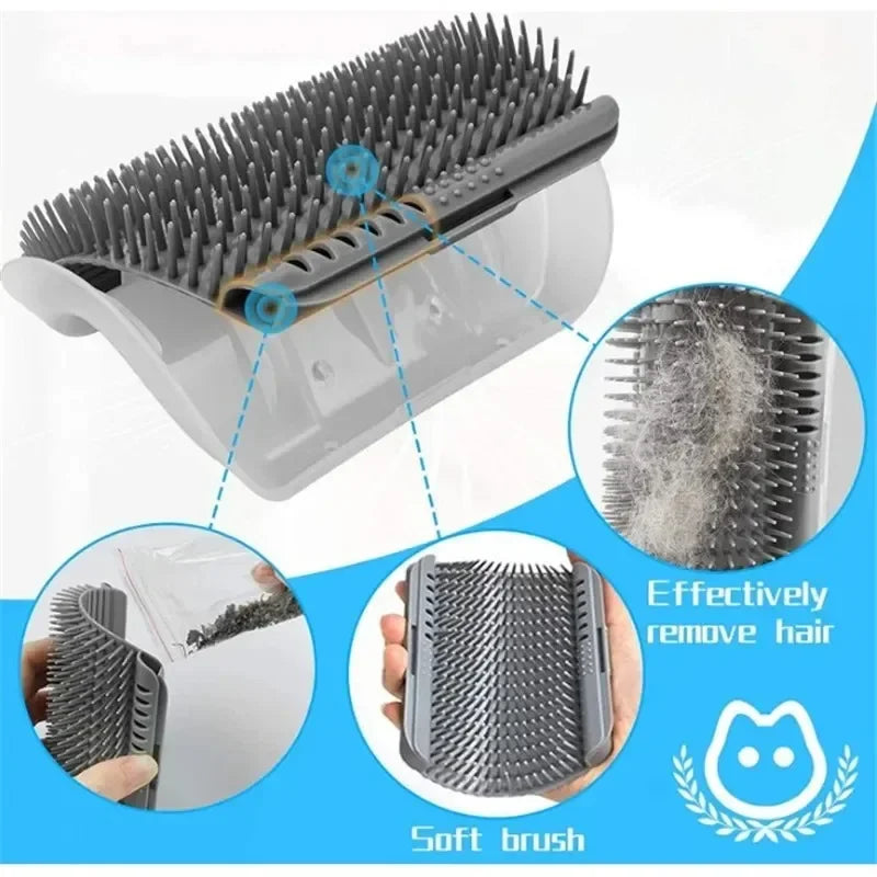Shobaka™ – Self-Grooming Corner Brush for Cats
