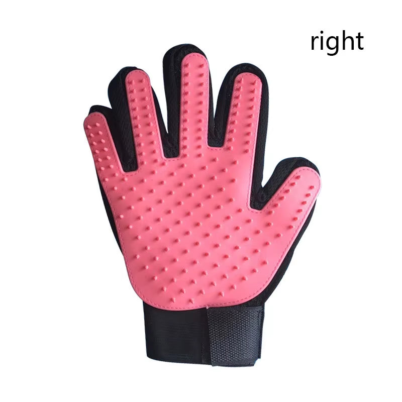 Gant de toilettage pour animaux de compagnie, peigne pour poils de chien et chat, gant de nettoyage, brosse de massage pour enlever les poils, accessoires pour animaux, accessoires pour chats