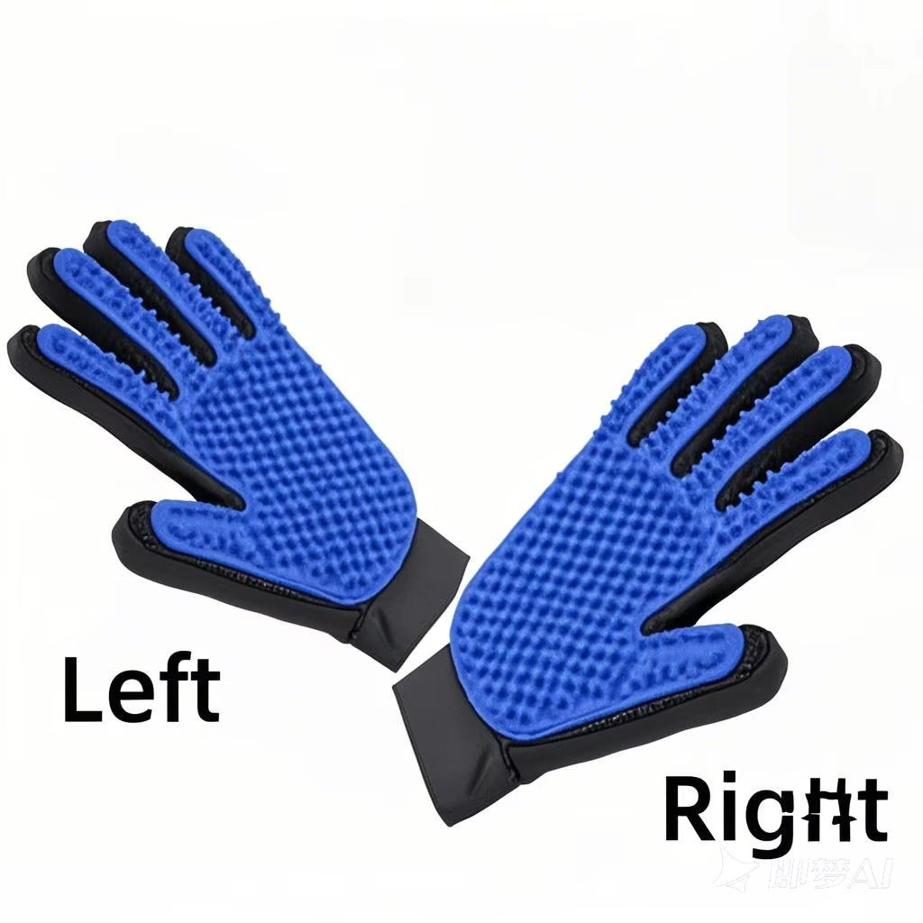 Gant de toilettage pour animaux de compagnie, peigne pour poils de chien et chat, gant de nettoyage, brosse de massage pour enlever les poils, accessoires pour animaux, accessoires pour chats