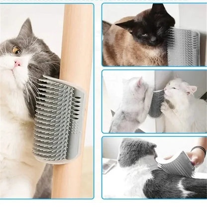 Shobaka™ – Self-Grooming Corner Brush for Cats