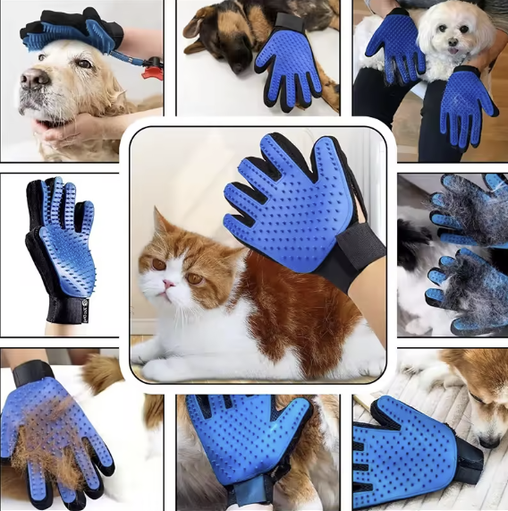 Shobaka™ – Silicone Grooming Glove for Dogs & Cats - Single or Duo Pack