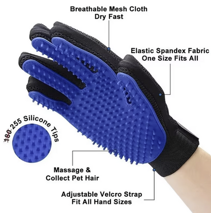 Shobaka™ – Silicone Grooming Glove for Dogs & Cats - Single or Duo Pack