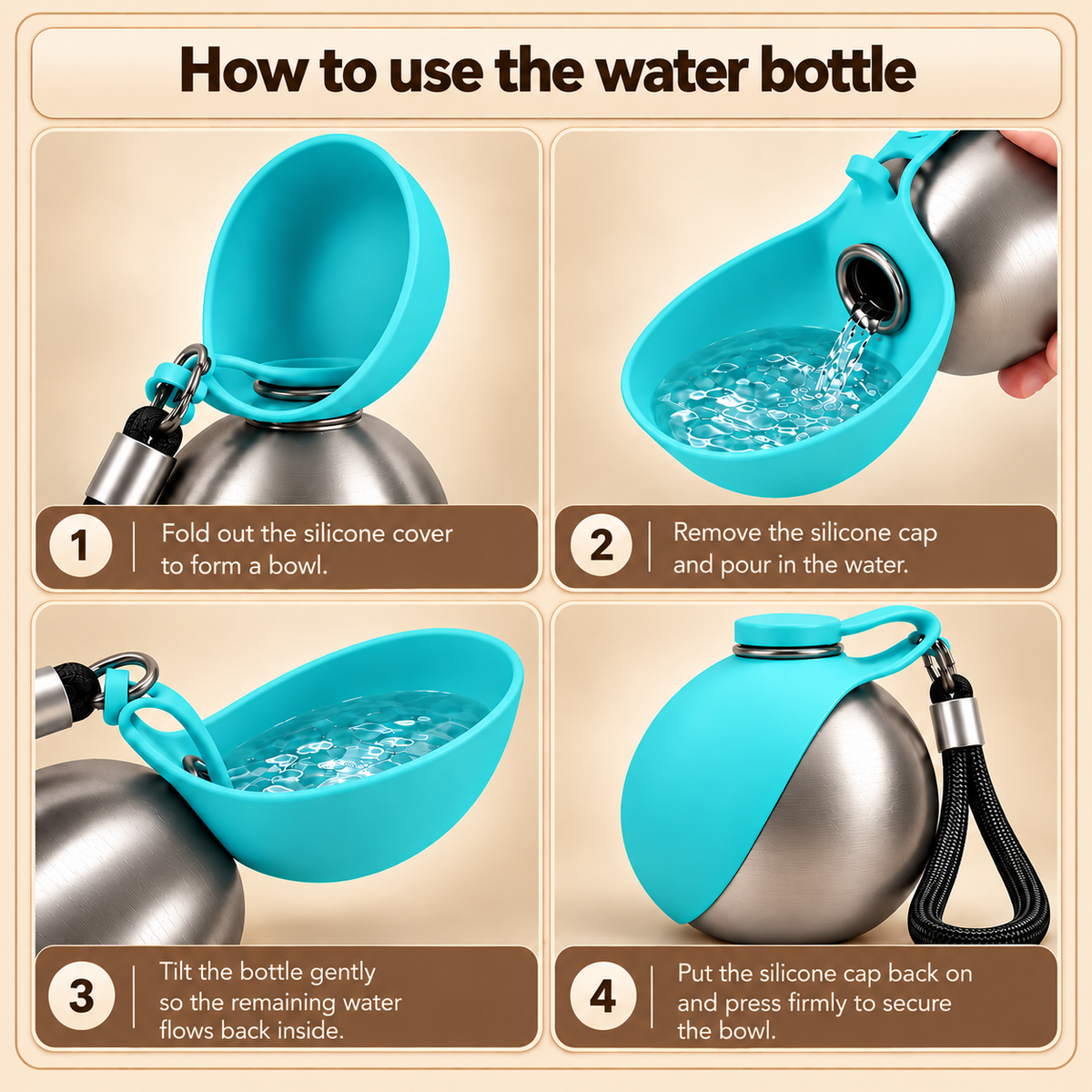 [en] How to use the Shobaka dog water bottle