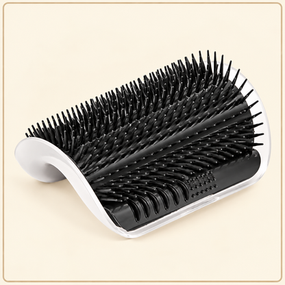 Shobaka self-grooming corner brush for cats – Black