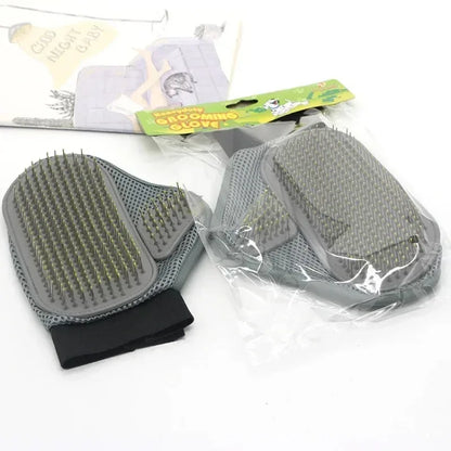 Gant de toilettage pour animaux de compagnie, gants d'épilation en fourrure de chien et de chat, peignes doux et efficaces pour chiens, produits de Massage pour le bain des animaux de compagnie
