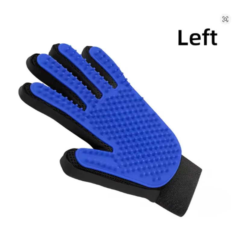 Gant de toilettage pour animaux de compagnie, peigne pour poils de chien et chat, gant de nettoyage, brosse de massage pour enlever les poils, accessoires pour animaux, accessoires pour chats