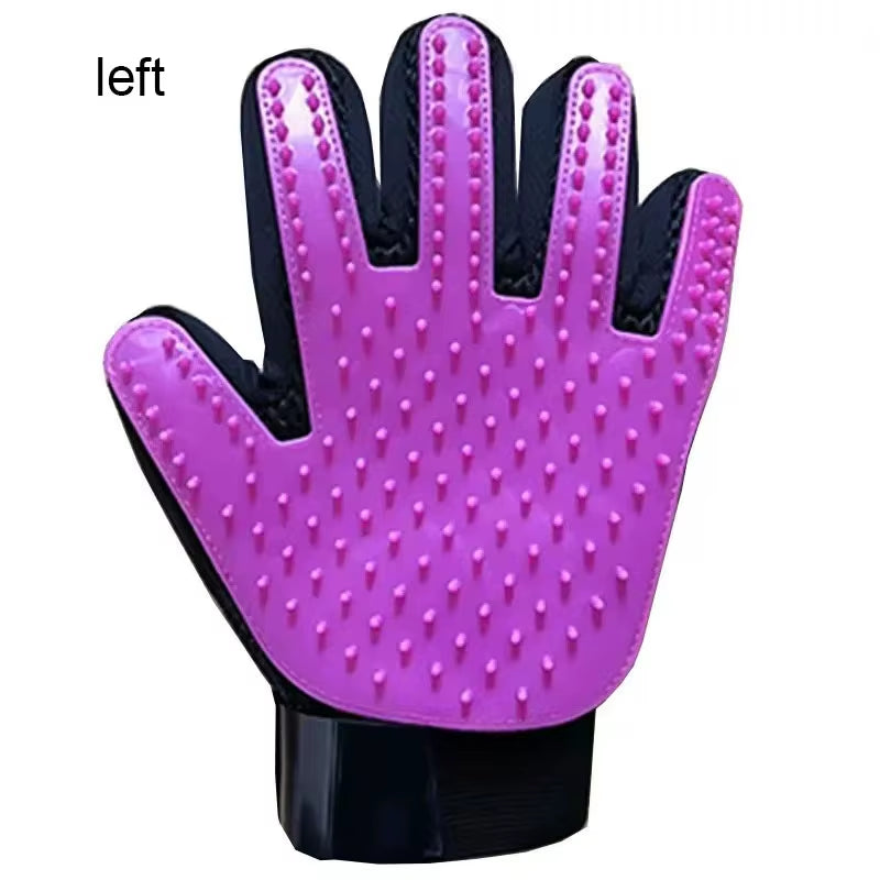 Gant de toilettage pour animaux de compagnie, peigne pour poils de chien et chat, gant de nettoyage, brosse de massage pour enlever les poils, accessoires pour animaux, accessoires pour chats